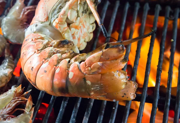 Barbacoa Parrilla mariscos . — Foto de Stock