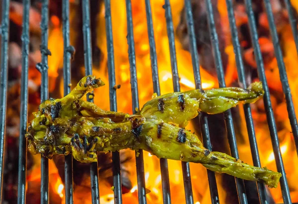 Meeresfrüchte grillen — Stockfoto