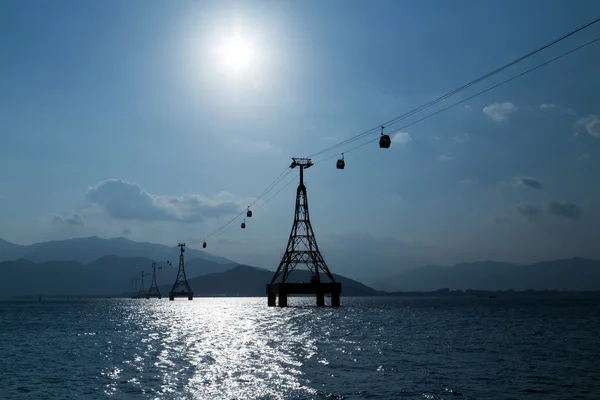 Teleferik vinpearl füniküler nha trang — Stok fotoğraf