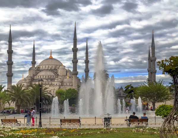 土耳其伊斯坦布尔蓝色清真寺 — 图库照片