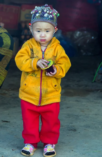 Дети Сапа, Лао Цай, Вьетнам — стоковое фото