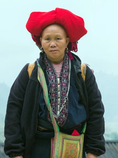 Mujer Red Dao Minority Group —  Fotos de Stock