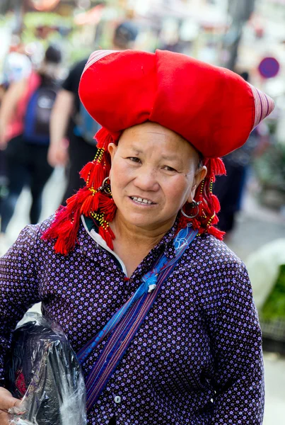 Mujer Red Dao Minority Group —  Fotos de Stock