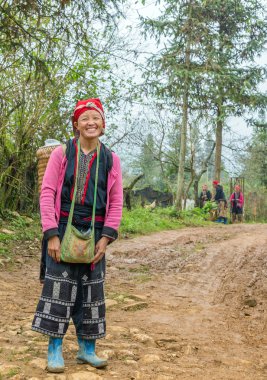 Kadın kırmızı Dao azınlık grubu