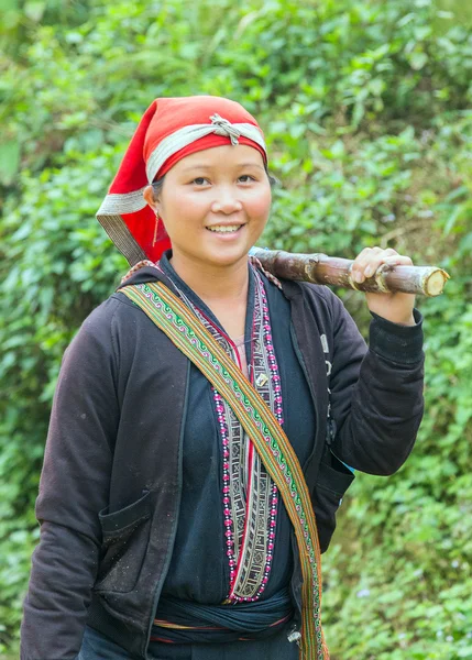 Mulher Red Dao Minority Group — Fotografia de Stock