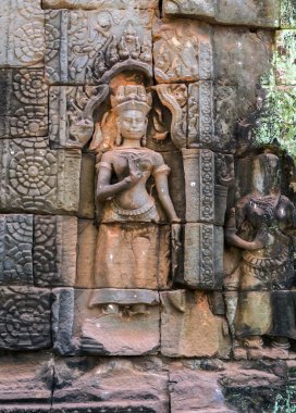 Angkor Wat oyma taş