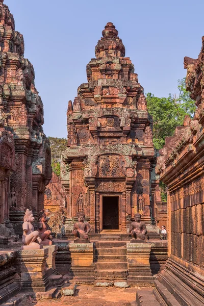 Banteai Srei, Siem Reap, Kambodža — Stock fotografie