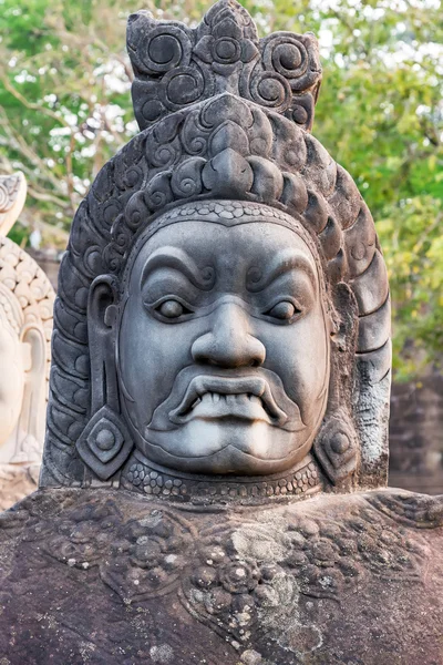 Głowa demona Angkor Wat, Kambodża. — Zdjęcie stockowe