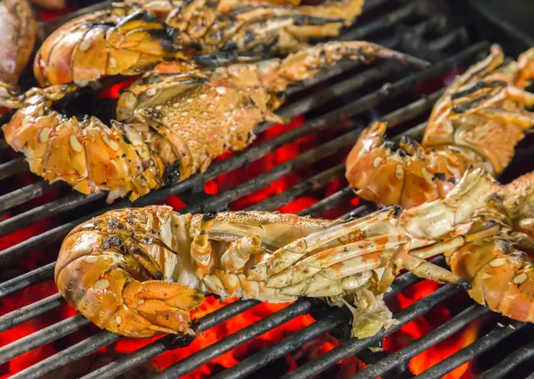 Tiger shrimps food barbecue — Stockfoto