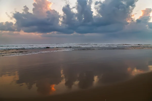 Nuage coucher de soleil ciel fond — Photo