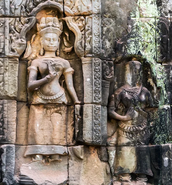 Angkor Wat, Khmer tempel komplex, — Stockfoto