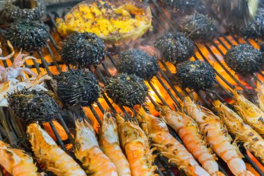 karides ızgara deniz ürünleri