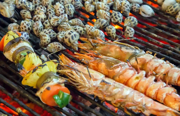 Barbecue Grill cooking — Stock Photo, Image