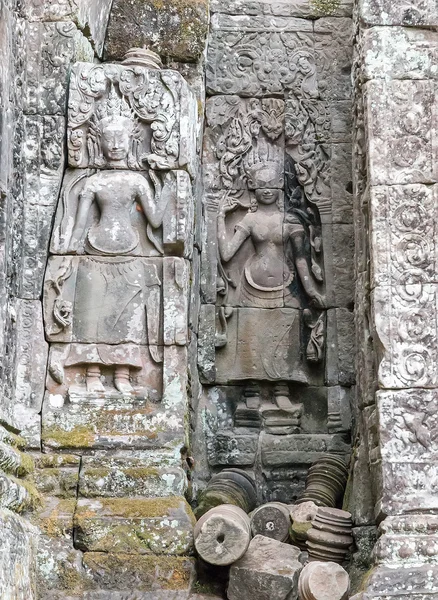Apsara Templo de Bayon Angkor, Camboya —  Fotos de Stock