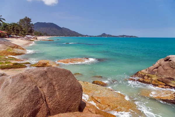 Playa rocosa de granito —  Fotos de Stock