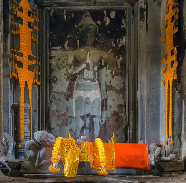 Buddha i Angkor Wat — Stockfoto