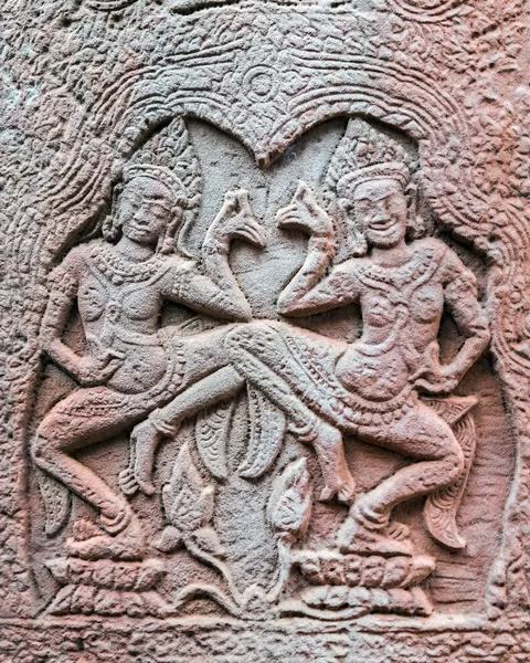 Apsaras dekoration, Kambodja — Stockfoto