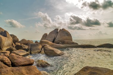 Deniz bulut yaz doğa