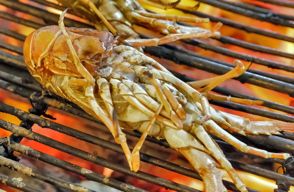 Grill langosta cocina mariscos — Foto de Stock