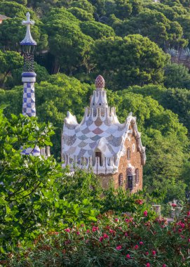 Bahçe Barcelona Gaudi evde