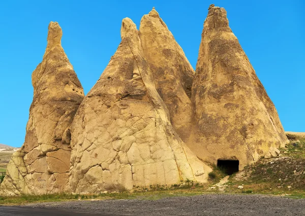 Hegyi táj, cappadocia, Törökország — Stock Fotó