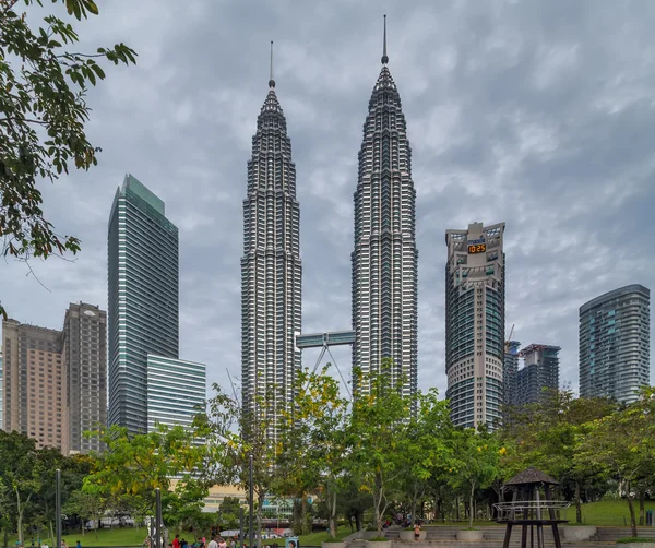 双子双塔，吉隆坡马来西亚 — 图库照片