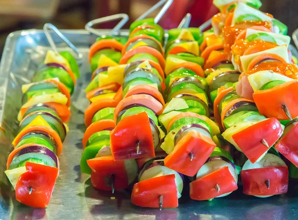 Barbecue gril zelenina. — Stock fotografie