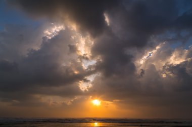 cloud sunset sky background clipart