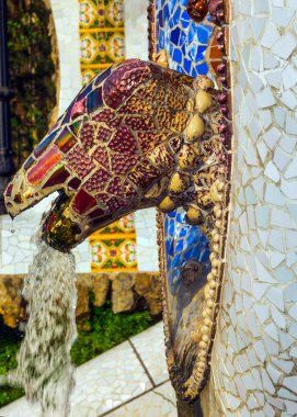 Fantan yılan Barcelona Gaudi