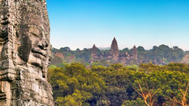 Angkor wat, siem hasadı, Kamboçya.