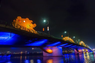 Dragon bridge, Vietnam clipart