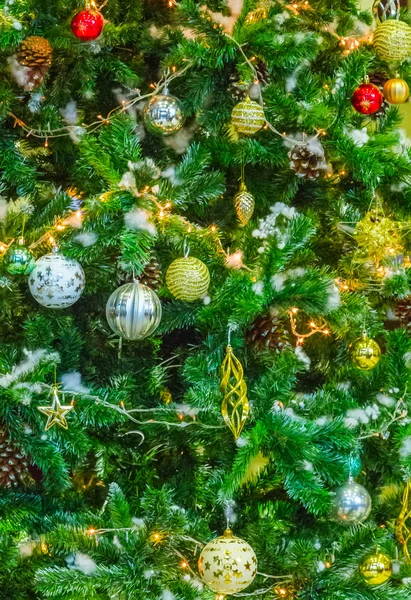 クリスマスツリーの背景 — ストック写真