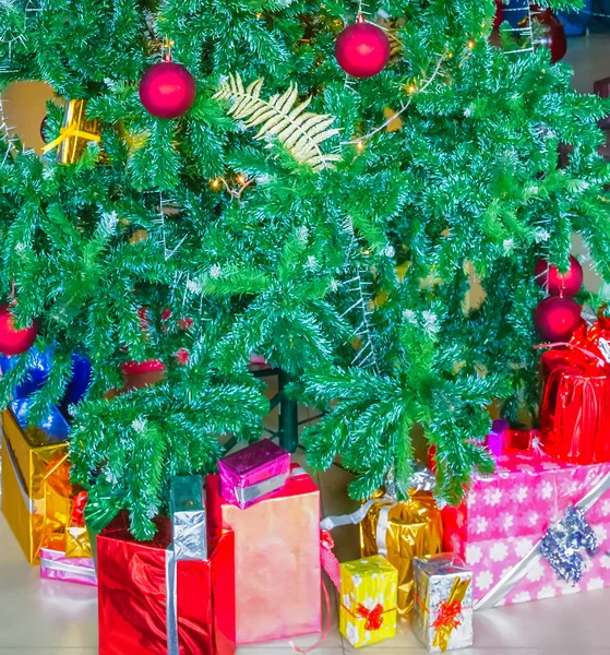 Julgran bakgrund — Stockfoto