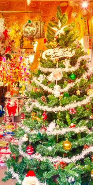 Árbol de Navidad casa interior —  Fotos de Stock