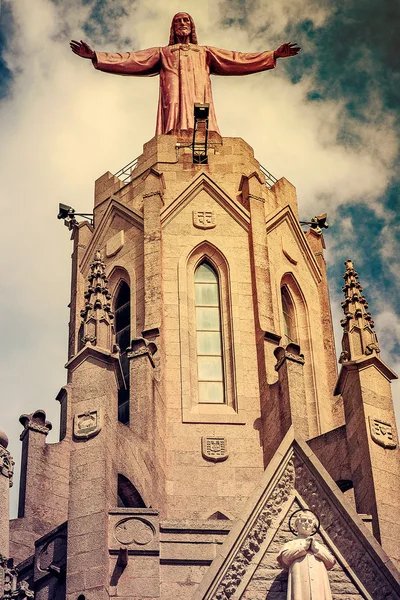 Kilise kutsal Heart.Tibidabo. — Stok fotoğraf
