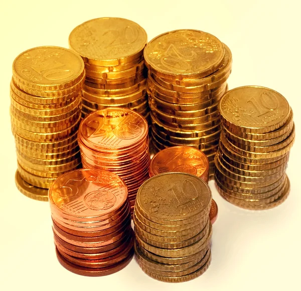 Gold Coins cent — Stock Photo, Image