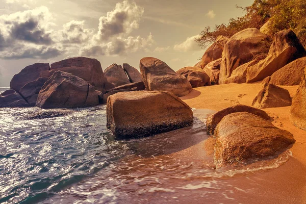 Krajina rock beach — Stock fotografie