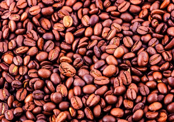 Granos de café de fondo — Foto de Stock