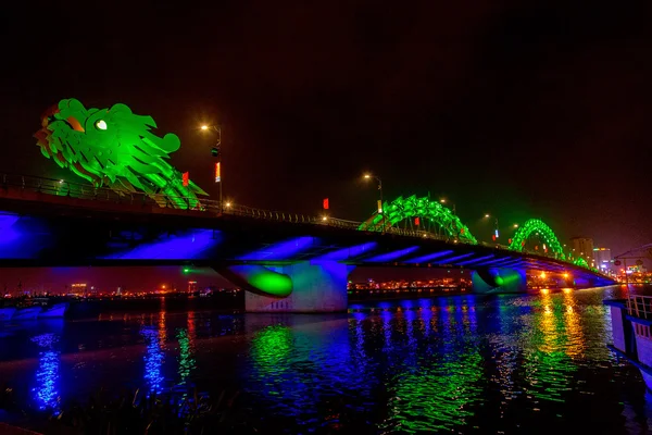 Sárkány-híd éjszakai — Stock Fotó