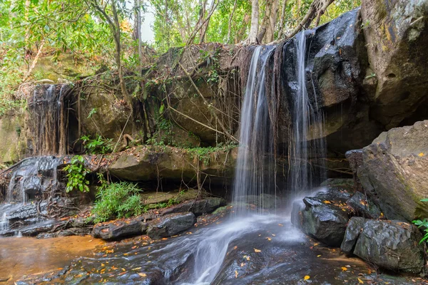 Waterfall nature in the Rain Forest — Stock Photo, Image