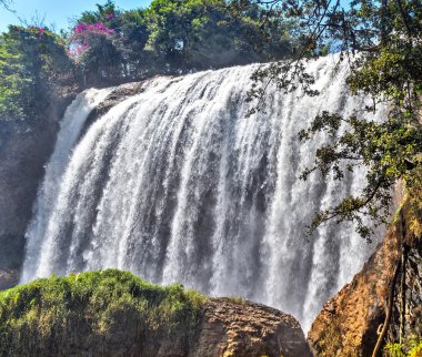 Şelale fil ile manzara