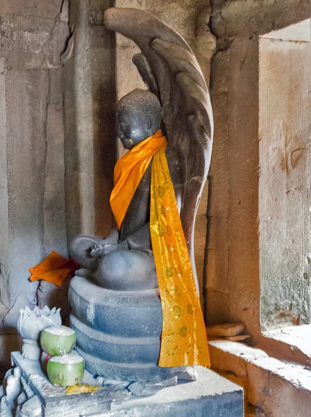 Boeddha Bayon tempel, Angkor, Cambodja — Stockfoto