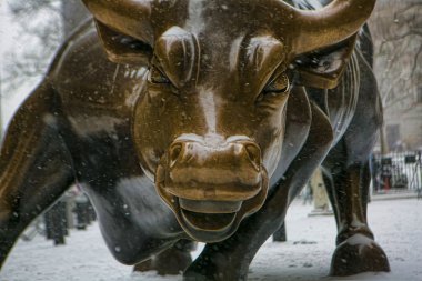 New york city - 21 Ocak: boğa düşük şarj Simgesel Yapı 