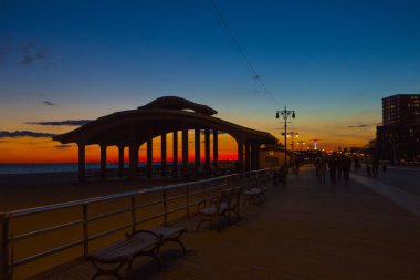 brighton Beach, brooklyn Sunset