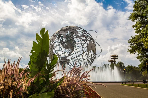 New york - 8 september: weergave van flushing meadows-corona park uni — Stockfoto