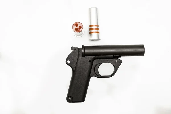 Pistola di segnalazione razzo — Foto Stock