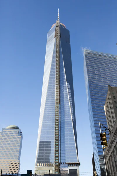 NEW YORK CITY - January 03: The construction of NYC's World Trad — Stock Photo, Image