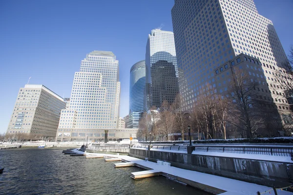 NEW YORK CITY - January 03: The construction of NYC's World Trad — Stock Photo, Image