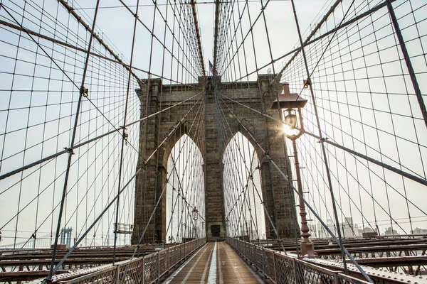 Brooklyn Bridge in New York — Stock Photo, Image