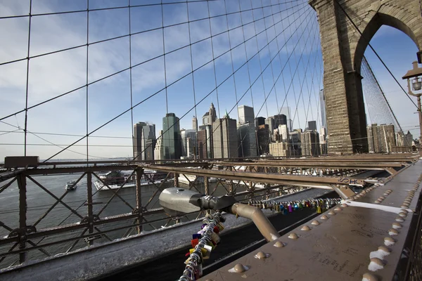 Brooklyn brug in New York — Stockfoto